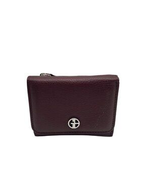Giani Bernini Softy Burgundy Leather Trifold Wallet